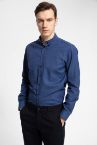 Modern Fit Polo Yaka Uzun Kollu Gömlek
