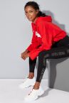 Slim Fit Slogan Baskılı Spor Tayt