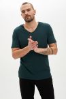 Slim Fit V Yaka Basic Premium Kalite Tişört