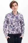 Desenli Slim Fit Gömlek