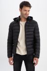 Slim Fit Kapüşonlu Su İtici Isı Yalıtımlı Warmtech Şişme Mont