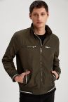 Slim Fit Dik Yaka Mont
