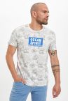 Yazı Baskılı Slim Fit Tişört