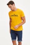 Slim Fit Bisiklet Yaka Tişört