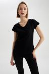 Basic Slim Fit Kısa Kollu Tişört