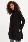 Relax Fit Basic Kapüşonlu Dokuma Poplin Tunik