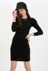 Balon Kol Slim Fit Elbise