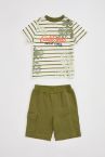 Erkek Bebek Regular Fit 2'li Knitted Set