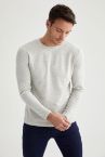 Slim Fit Bisiklet Yaka Tişört