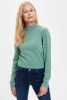 Basic Yarım Balıkçı Yaka Kaşmir Dokulu Slim Fit Triko Kazak