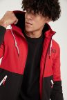 Kapüşonlu Renk Bloklu Isı Yalıtımlı Warmtech Polar Astarlı Su Geçirmez Rüzgar Geçirmez Sweatshirt