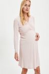 Maternity V Yaka Dantelli Regular Fit Gecelik