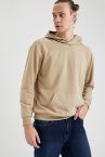 Oversize Fit Kapüşonlu Basic Pamuklu İçi Yumuşak Tüylü Sweatshirt