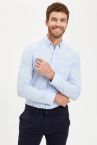 Uzun Kollu Modern Fit Oxford Gömlek