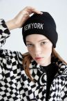 Шапка с принтом NewYork для женщин