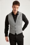 Slim Fit Klasik Yelek