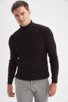 Slim Fit Balıkçı Yaka Triko Kazak