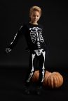 Erkek Çocuk Halloween Temalı İskelet Adam Baskılı 2'li Takım