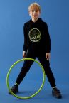 Erkek Çocuk Baskılı Sweatshirt ve Eşofman Takım