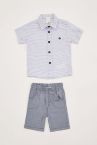 Erkek Bebek Regular Fit 2'li Woven Set