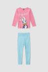Kız Çocuk Daisy Duck Lisanslı Pijama Takımı