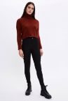 Düğme Detaylı Skinny Fit Pantolon