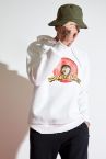 Looney Tunes Lisanslı Oversize Fit Kapüşonlu Sweatshirt