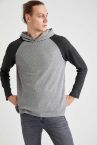 Regular Fit Bisiklet Yaka Uzun Kollu Sweatshirt