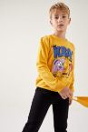 Erkek Çocuk Kral Şakir Lisanslı Sweatshirt ve Maskeli Takım