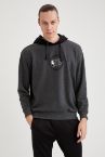 Defacto Fit NBA Lisanslı Unisex Oversize Fit Kapüşonlu Sweatshirt