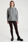 Kare Desen Slim Fit Tayt