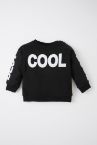 Erkek Bebek Regular Fit Tekli Sweatshirt