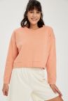 Relax Fit Crop Sweatshirt