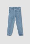 Kız Çocuk Jogger Jean Pantolon