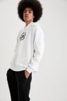 Defacto Fit NBA Lisanslı Unisex Oversize Fit Sweatshirt