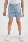 Kız Çocuk Mini Jean Şort