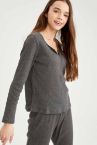 Relax Fit Pijama Üstü