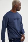 Midnight Nakışlı Oversize Fit Bisiklet Yaka Sweatshirt