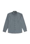 Büyük Beden Modern Fit Ekose Desenli Uzun Kollu Gömlek