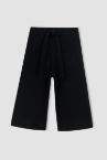 Kız Çocuk Culotte Kapri Pantolon