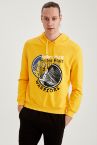 NBA Lisanslı Unisex Slim Fit Kapüşonlu Sweatshirt