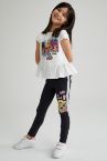 Kız Çocuk L.O.L Lisanslı Slim Fit Bilek Boy Tayt
