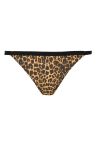 Leopar Desenli Dantelli Brief Külot