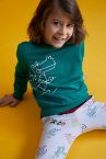 Erkek Çocuk Timsah Baskılı Sweatshirt
