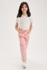 Kız Çocuk Slouchy Dokuma Pantolon
