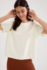 Basic Relax Fit Kısa Kolu Pijama Üstü
