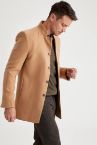 Slim Fit Dik Yaka Mont