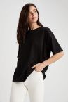 Basic Oversize Fit Kısa Kollu Tişört