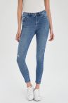 Rebeca Skinny Fit Yırtık Detaylı Jean Pantolon