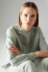 Kapüşonlu Kanguru Cepli Relax Fit Sweat Tunik